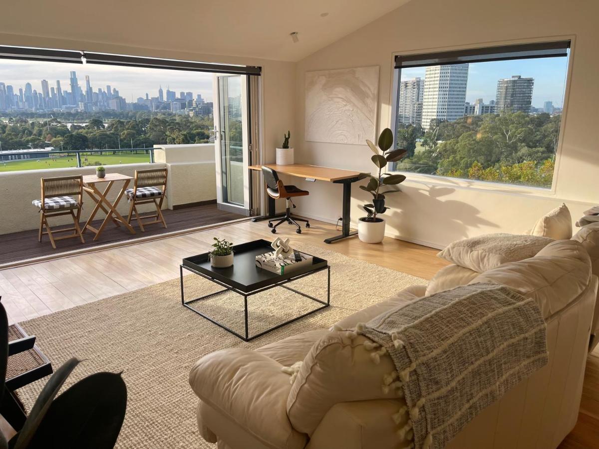 Spectacular Views Over Albert Park Melbourne Exterior foto